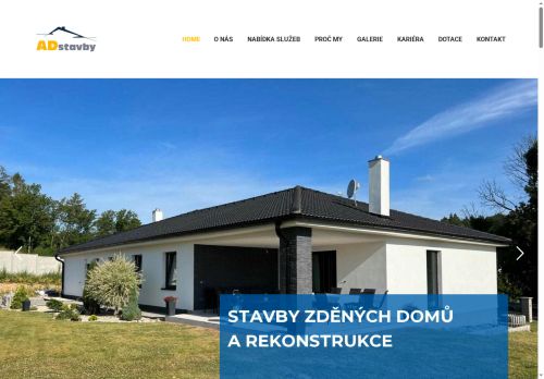 Zobrazit webové stránky Antonín Dosadil - AD stavby