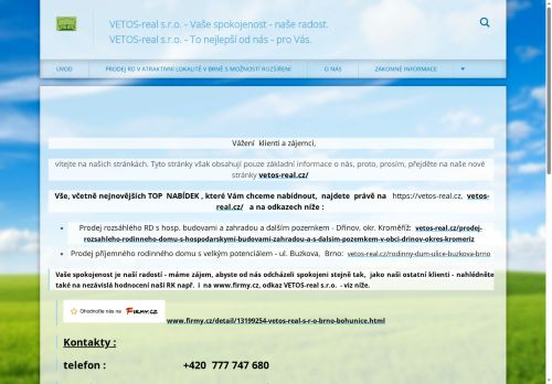 Zobrazit webové stránky VETOS-real s.r.o.