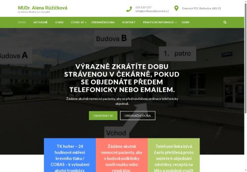 Zobrazit webové stránky MUDr. Alena Růžičková