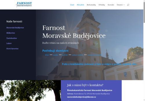 Zobrazit webové stránky Římskokatolická farnost Moravské Budějovice