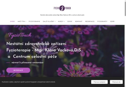 Zobrazit webové stránky FyzioTouch