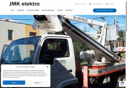 Zobrazit webové stránky JMK elektro, s.r.o.