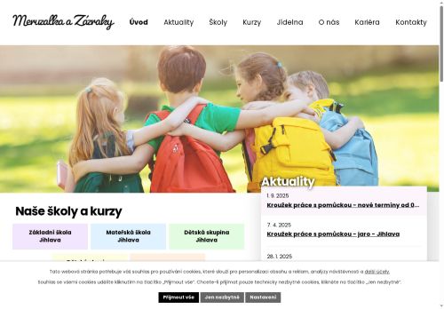 Webové stránky Zázraky se dějí, z. s., Netín