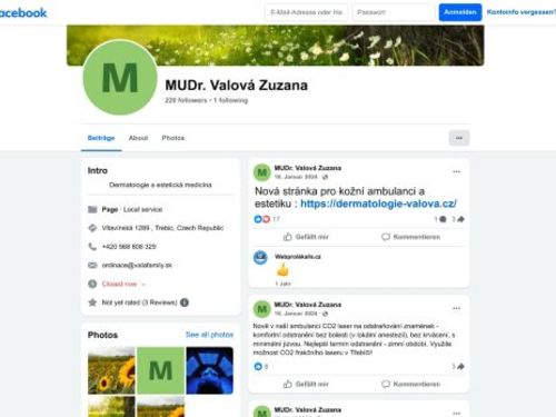 Kožní ambulance - MUDr. Zuzana Valová