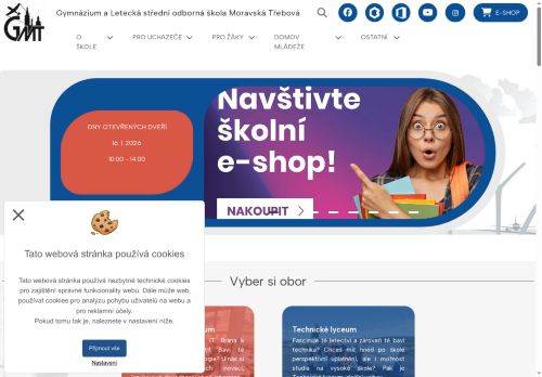 Gymnázium a Letecká střední odborná škola Moravská Třebová nabízí práci na pozici Učitelé na středních školách (kromě odborných předmětů), konzervatořích a na 2. stupni základních škol v obci Moravská Třebová