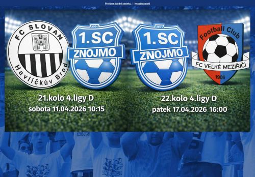 Zobrazit webové stránky 1. SC Znojmo FK