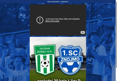 Zobrazit webové stránky 1. SC Znojmo FK
