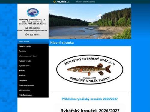 Moravský rybářský svaz, pobočný spolek Rosice