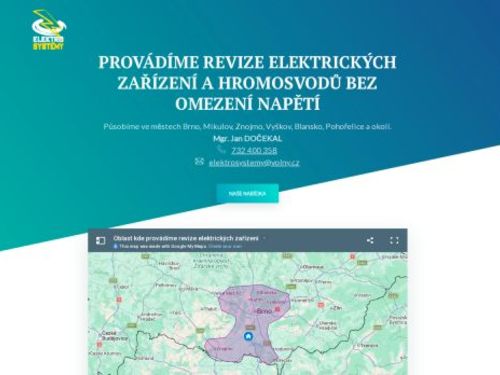 Jan Dočekal – revize elektrických zařízení a hromosvodů