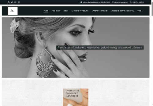 Zobrazit webové stránky Kosmetika, pedikúra, nehty