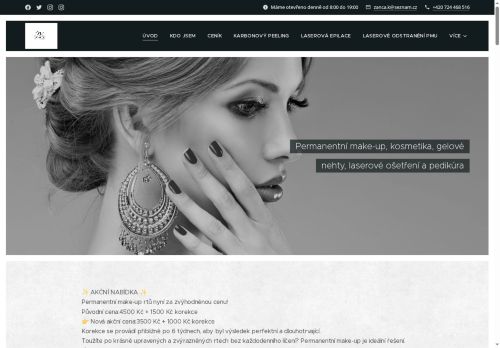 Zobrazit webové stránky Kosmetika, pedikúra, nehty