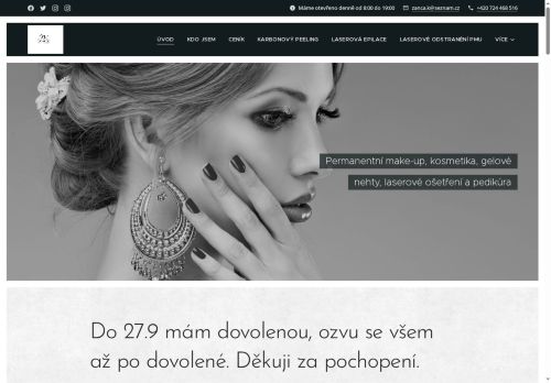 Zobrazit webové stránky Kosmetika, pedikúra, nehty