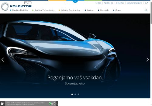 Webové stránky Kolektor Tesla Jihlava s.r.o., Jihlava