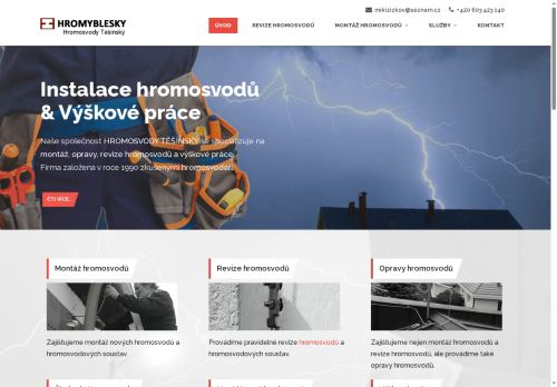 Zobrazit webové stránky Hromosvody Těšínský