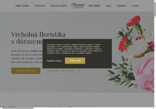 Webové stránky FLORCENTRUM Foltýnová s.r.o., Mělník
