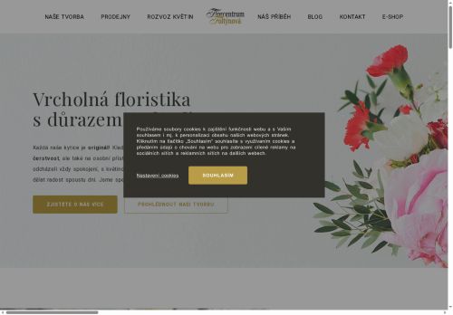 Webové stránky FLORCENTRUM Foltýnová s.r.o., Žďár nad Sázavou