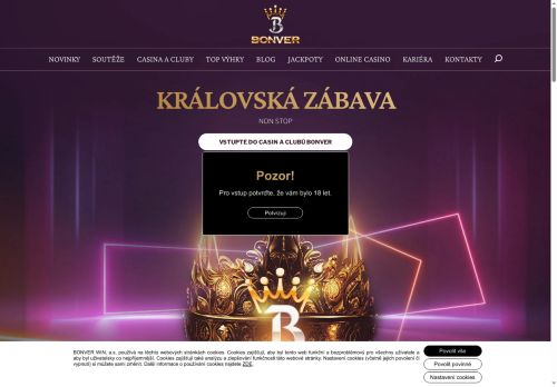Zobrazit webové stránky CASINO BONVER MODŘICE, Brno