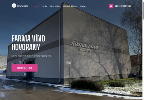 Webové stránky Krobelus s.r.o., Hovorany