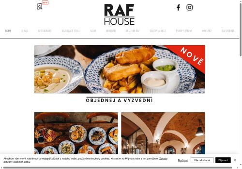 Zobrazit webové stránky RAF House