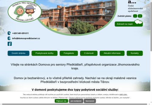Domov pro seniory Předklášteří, příspěvková organizace nabízí práci na pozici Pracovník / Pracovnice v sociálních službách - aktivizátor v obci Předklášteří