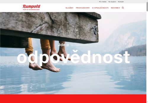 Webové stránky RUMPOLD-P s.r.o., Chrást