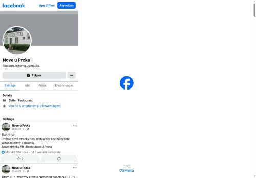 Zobrazit webové stránky U Prcka