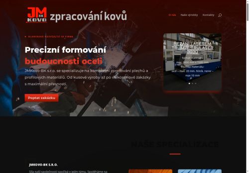 JMKovo-BK s.r.o. nabízí práci na pozici Operátor CNC ohraňovacího lisu (m/ž) v obci Blansko