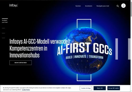 Infosys (Czech Republic) Limited s.r.o. nabízí práci na pozici Pracovníci v zákaznických kontaktních centrech v obci Brno