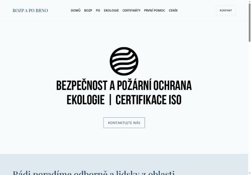 Zobrazit webové stránky BOZP a PO Brno