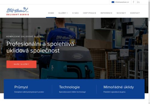 Sea Clean M.B., s.r.o. nabízí práci na pozici uklízeč/ka v obci Dačice