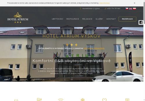Zobrazit webové stránky Hotel Atrium