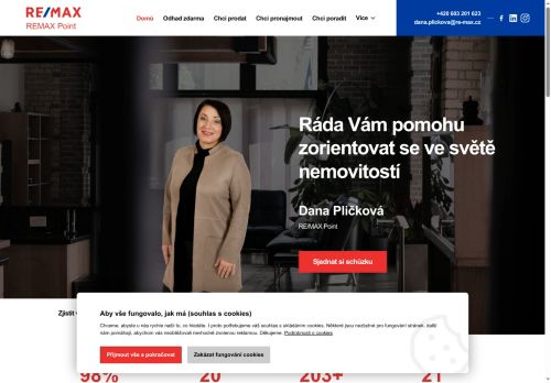 Zobrazit webové stránky Realitní a hypoteční makléř - Dana Pličková