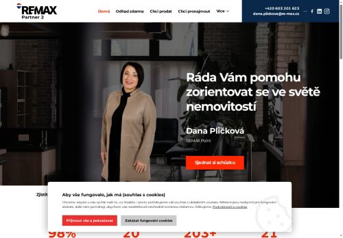 Zobrazit webové stránky Realitní a hypoteční makléř - Dana Pličková