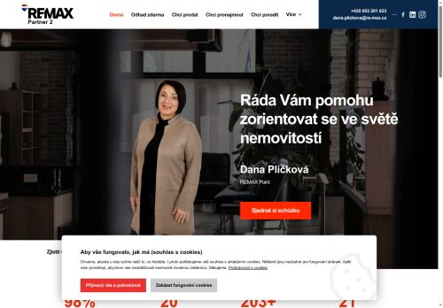 Zobrazit webové stránky Realitní a hypoteční makléř - Dana Pličková