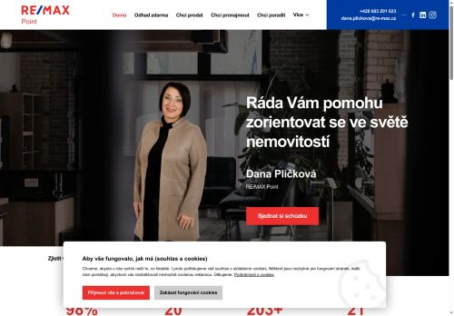 Zobrazit webové stránky Realitní a hypoteční makléř - Dana Pličková