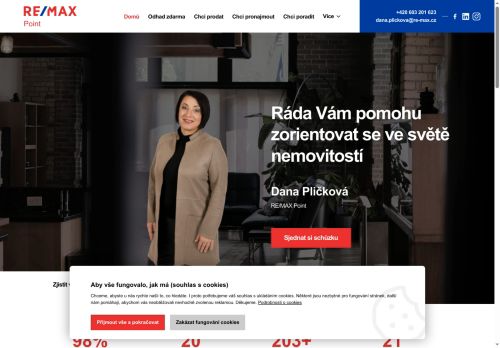 Zobrazit webové stránky Realitní a hypoteční makléř - Dana Pličková