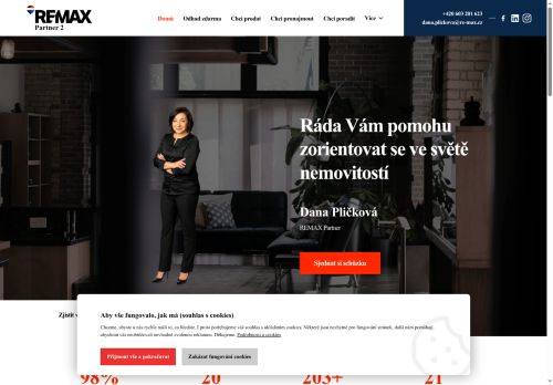 Zobrazit webové stránky Realitní a hypoteční makléř - Dana Pličková