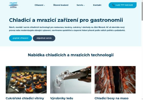 Zobrazit webové stránky Chlazení Zouhar