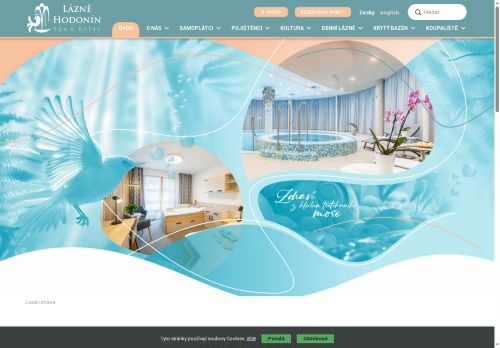 Webové stránky Lázně Hodonín, s.r.o., Hodonín