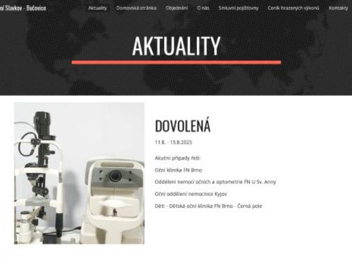 Oční ambulance MUDr. Soňa Vybíralová