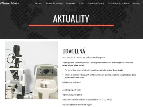 Oční ambulance MUDr. Soňa Vybíralová