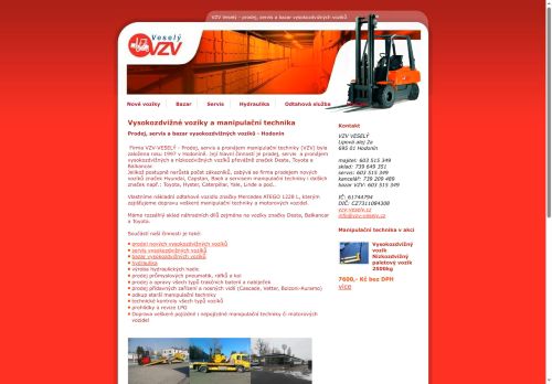 Webové stránky Miroslav Veselý, Hodonín