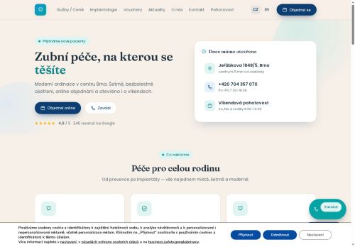 mujzubnilekar s.r.o. nabízí práci na pozici 53294   Zubní instrumentáři v obci Brno