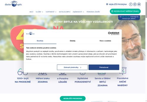 Webové stránky DOKTOR OPTIK Group s.r.o., Jindřichův Hradec
