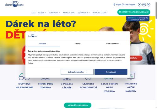 Webové stránky DOKTOR OPTIK Group s.r.o., Jindřichův Hradec