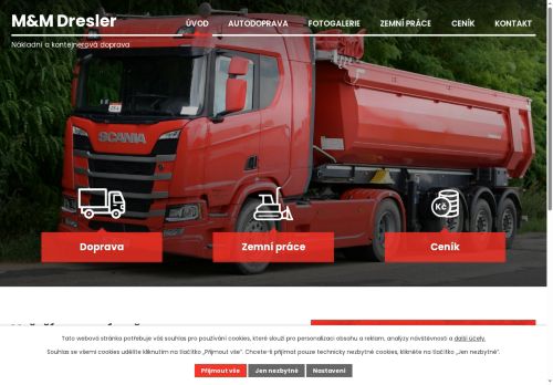 M&M Dresler s.r.o. nabízí práci na pozici Řidič/ka nákladní dopravy v obci Medlov