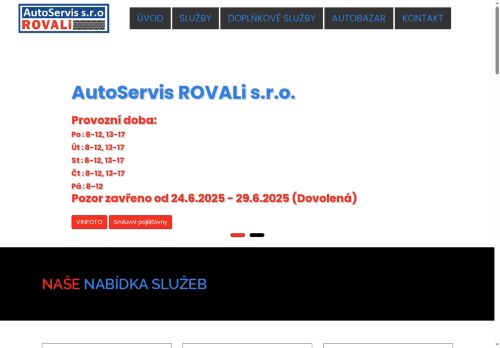 AutoServis ROVALi s.r.o. nabízí práci na pozici lakýrnické práce, lakýrník - přípravář (m/ž) v obci Blansko