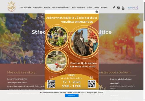 Střední vinařská škola Valtice, příspěvková organizace nabízí práci na pozici INSTRUKTOR/ INSTRUKTORKA AUTOŠKOLY v obci Valtice