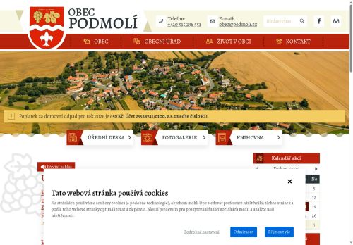 Zobrazit webové stránky Obecní úřad Podmolí
