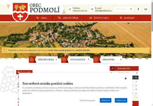 Zobrazit webové stránky Obecní úřad Podmolí